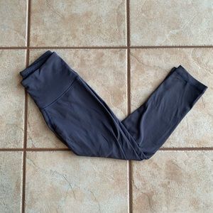 Gray/Lilac 90 Degree by Reflex Crop Legging